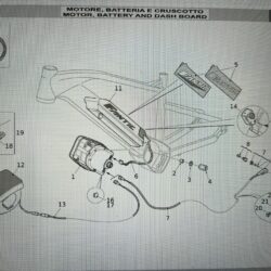 Brose fantic kaapeli Litteä B+FC177-MB02000085	Johto näytön ja moottorin väliin INTEGRA